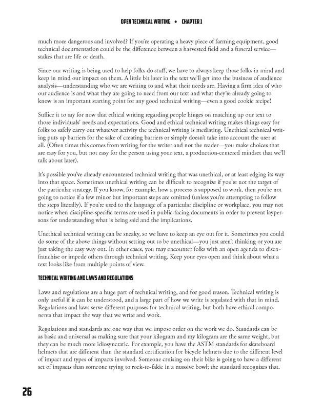 Open Technical Writing - New Page